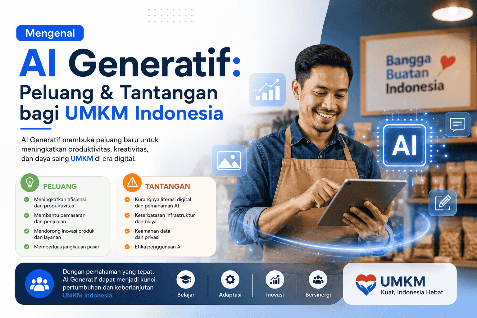 AI Generatif: Peluang & Tantangan bagi UMKM Indonesia